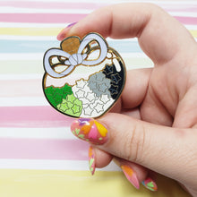 Load image into Gallery viewer, Aromantic Pride in my Stars Pin