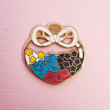Load image into Gallery viewer, Polyamorous Pride in my Stars Pin
