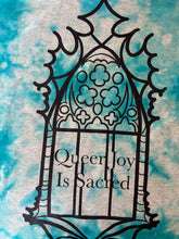 Load image into Gallery viewer, Queer Joy is Sacred Tie Dye T-shirt