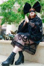 Load image into Gallery viewer, Justice Dress- Black Lace Snake- Original Sin