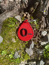 Load image into Gallery viewer, Medical Blood Bag and Blood Type Embroidered Keychain