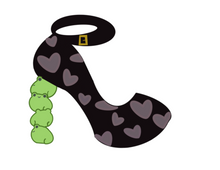 Load image into Gallery viewer, Froggy Heart Heels - Clearance Sale B GRADE