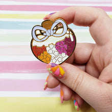 Load image into Gallery viewer, Lesbian Pride in my Stars Pin
