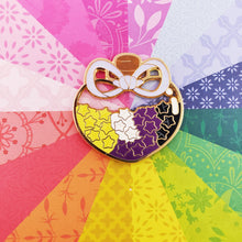 Load image into Gallery viewer, NonBinary Pride in my Stars Pin
