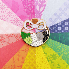 Load image into Gallery viewer, Aromantic Pride in my Stars Pin
