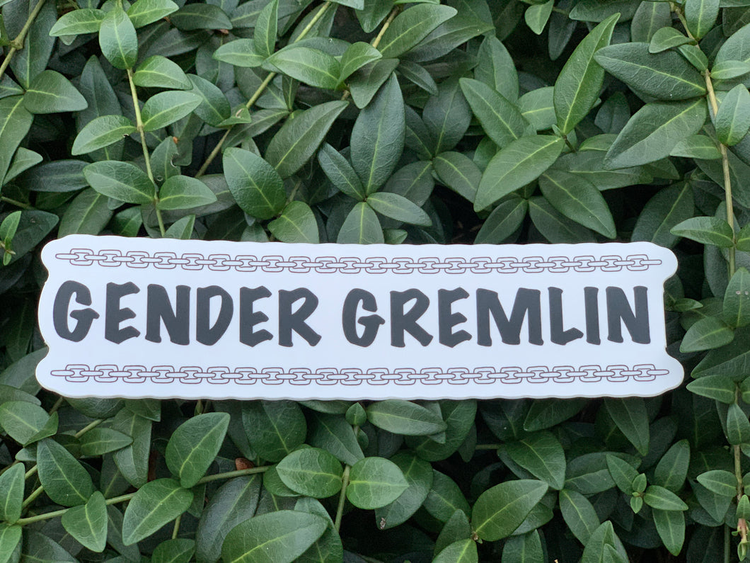 Gender Gremlin Sticker
