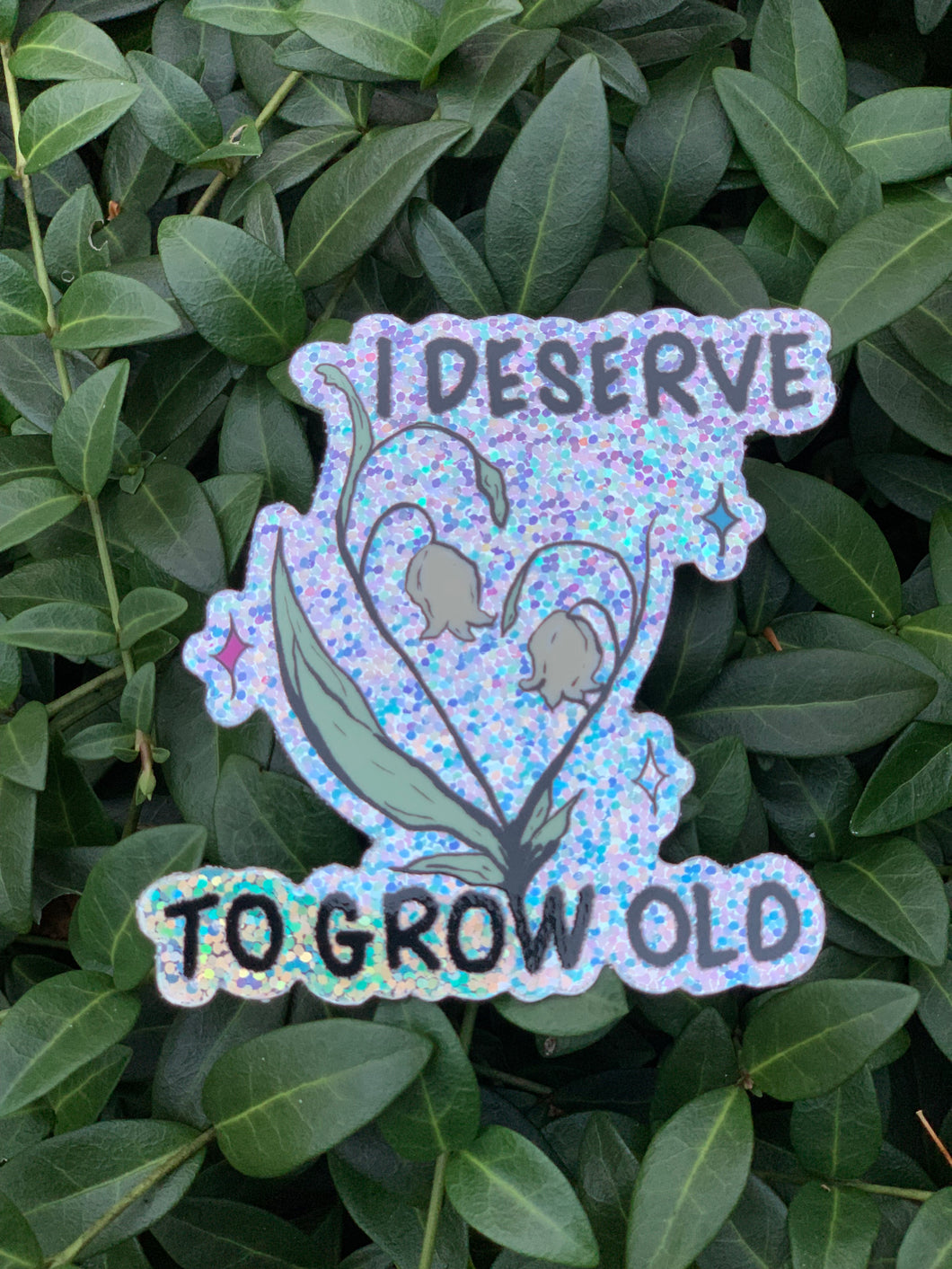 Growing Old Trans CHARITY Sticker