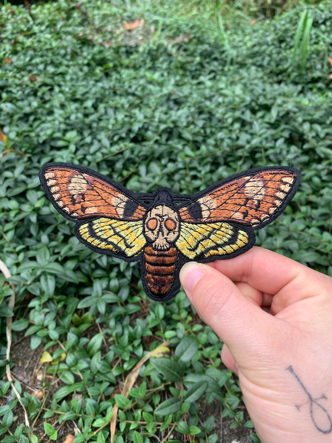 Death Moth Iron on Patch