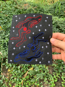 Cosmic Bunnies Iron on Patch