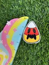 Load image into Gallery viewer, Worry Corn (Candy Corn) Sticker
