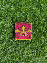 Load image into Gallery viewer, Rosy Maple Moth Postage Stamp Patch
