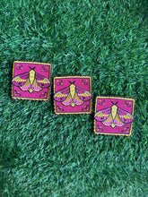 Load image into Gallery viewer, Rosy Maple Moth Postage Stamp Patch
