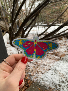 Pride Moth Stickers
