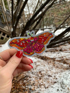 Pride Moth Stickers