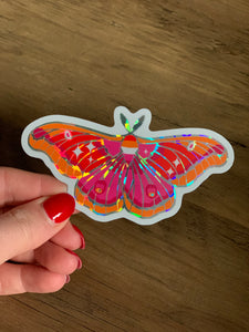 Pride Moth Stickers