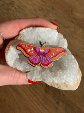 Load image into Gallery viewer, Pride Moth Enamel Pins
