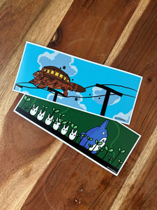 Totoro and Cat Bus Magnets