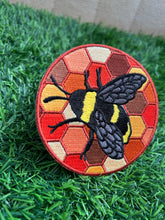 Load image into Gallery viewer, Bumble Bee Honey Comb Patch
