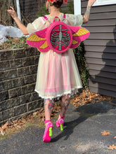 Load image into Gallery viewer, Mint and Pink LIMITED EDITION Persephone Moth Bag
