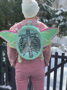 Mint and Pink LIMITED EDITION Persephone Moth Bag