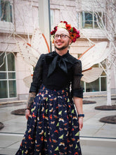 Load image into Gallery viewer, Dark Moth Skirt- Thumbelina Collection
