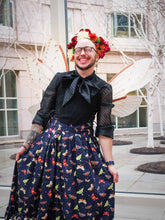 Load image into Gallery viewer, Dark Moth Skirt- Thumbelina Collection
