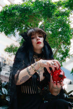 Load image into Gallery viewer, Snake Lace Veil Headpiece
