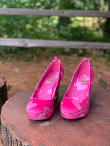 Froggy Heart Heels