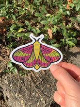 Load image into Gallery viewer, Single Glitter/Holo Moth Sticker
