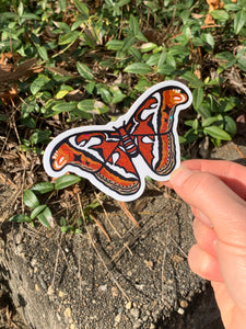 Single Glitter/Holo Moth Sticker