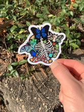 Load image into Gallery viewer, Single Glitter/Holo Moth Sticker
