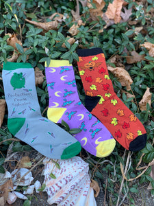 Luna Moth Socks