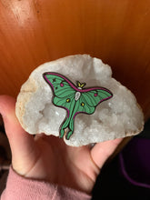 Load image into Gallery viewer, Luna Moth Enamel Pin
