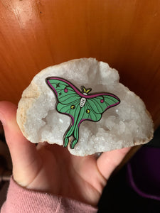 Luna Moth Enamel Pin