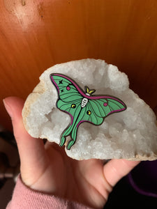 Luna Moth Enamel Pin