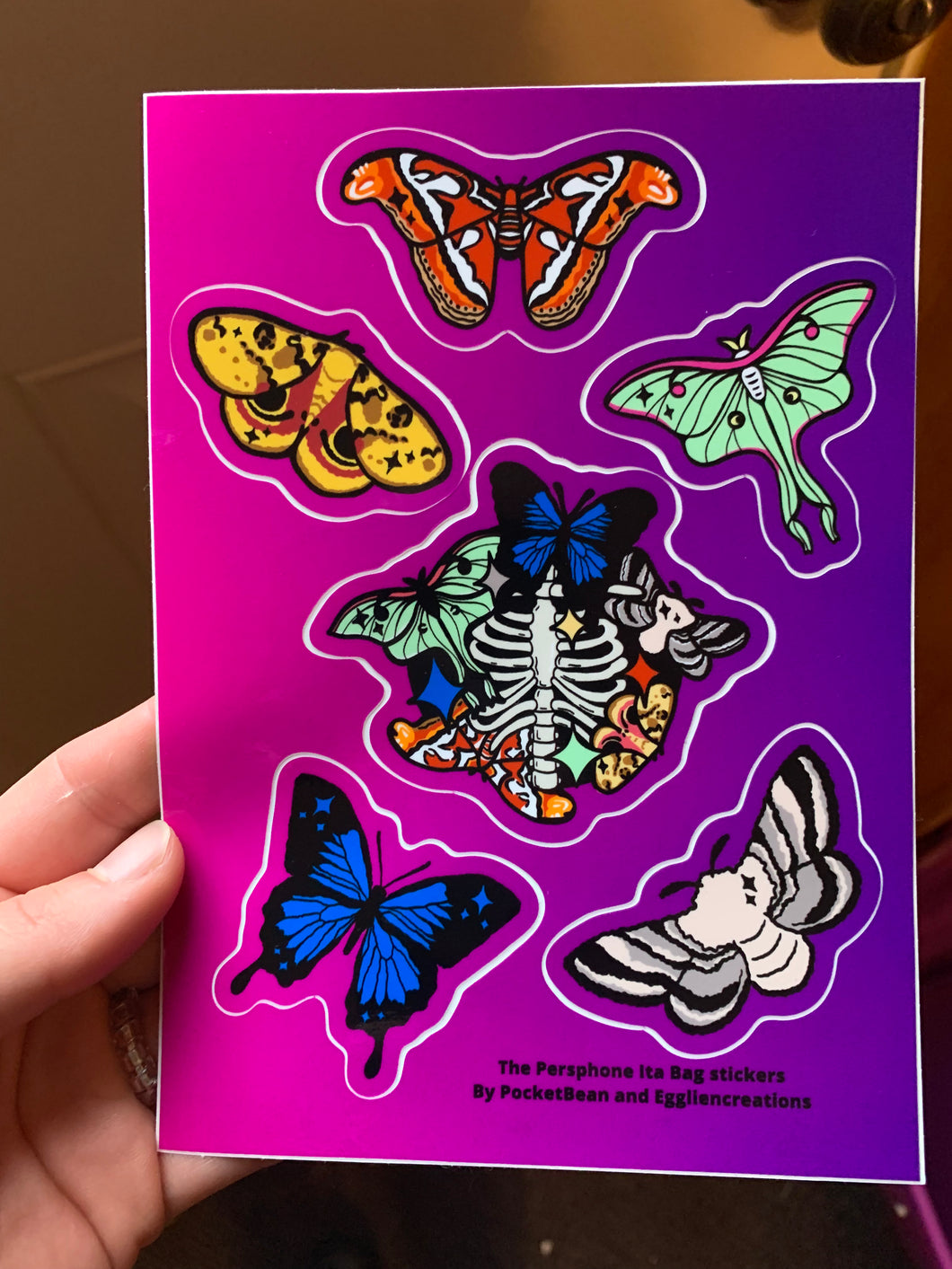 Moth Sticker Sheet