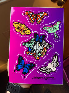 Moth Sticker Sheet