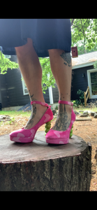 Froggy Heart Heels